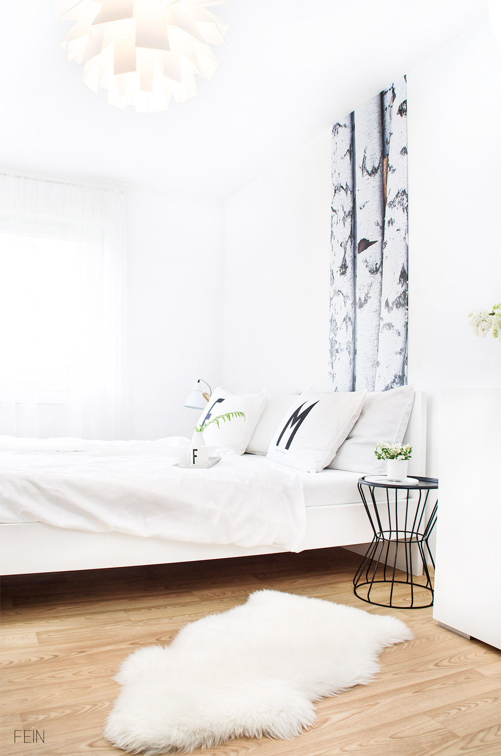 Birkenwald im schlafzimmer & creatisto gutschein