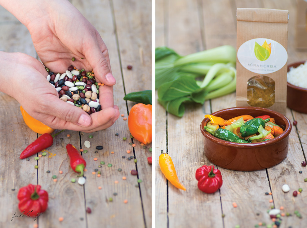 Indische Küche Ayurveda Dal Reis gelbes Curry Pak Choi