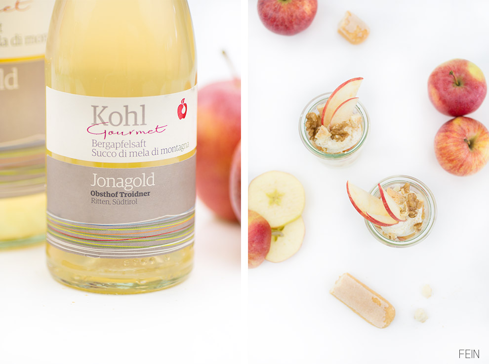 Apfelsaft Jonagold Menü