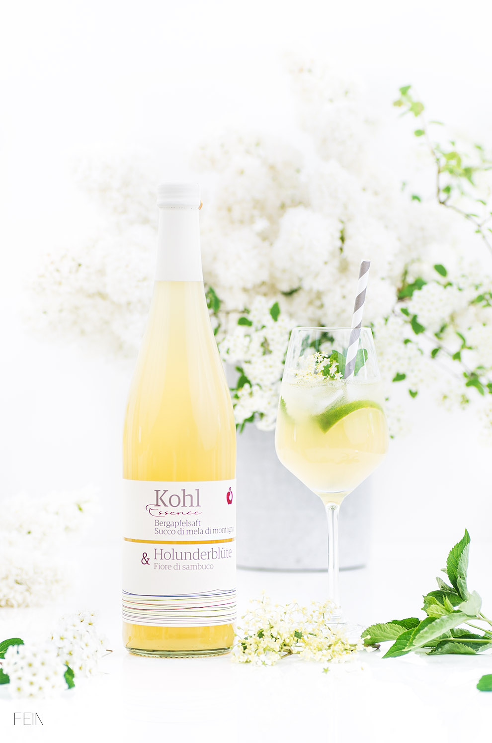 Sommerdrink Kohl Apfelsaft Cuvèes