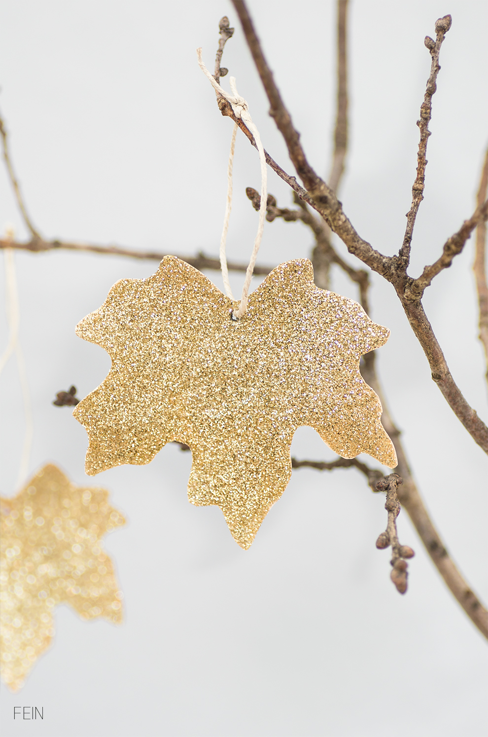 Herbst Blätter gold DIY