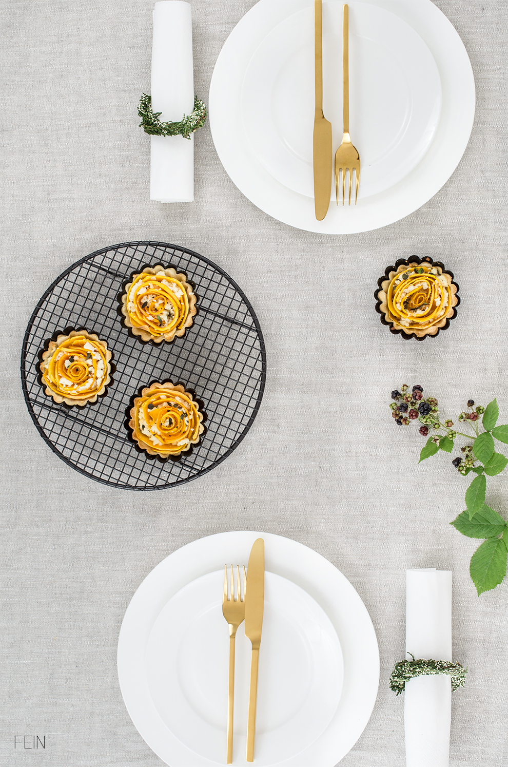 Herbst Kürbis Rosen