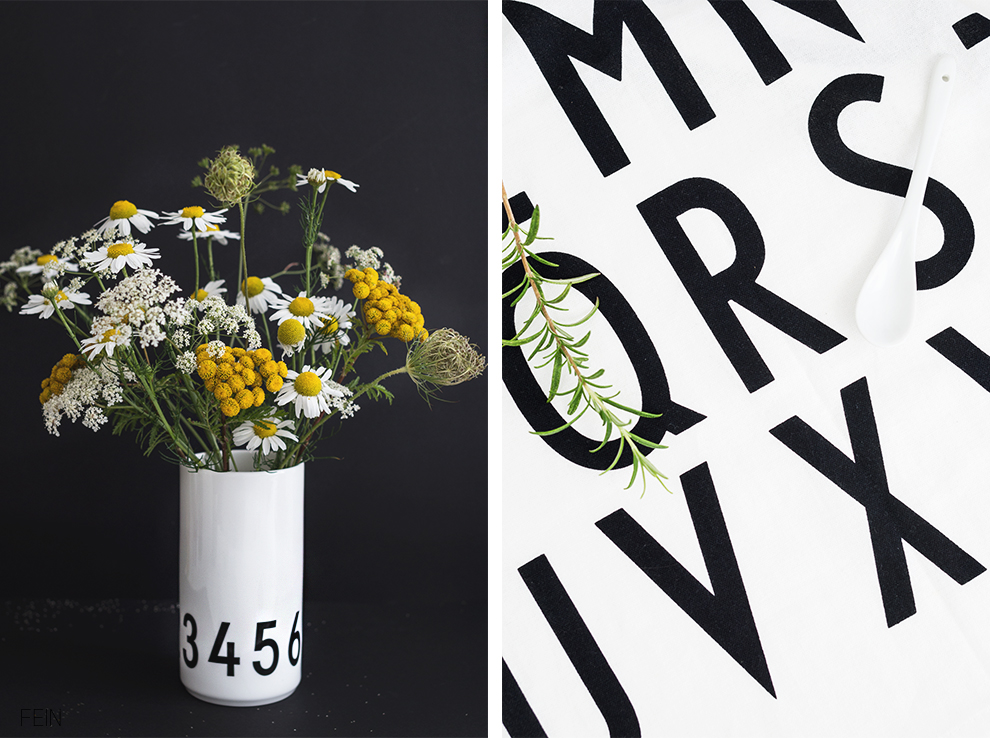 Küche Design Letters Vase