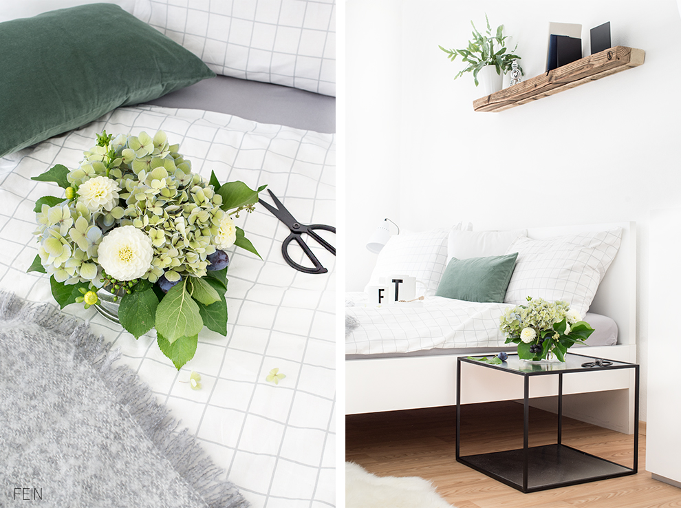 Umstyling Schlafzimmer schwarz weiß