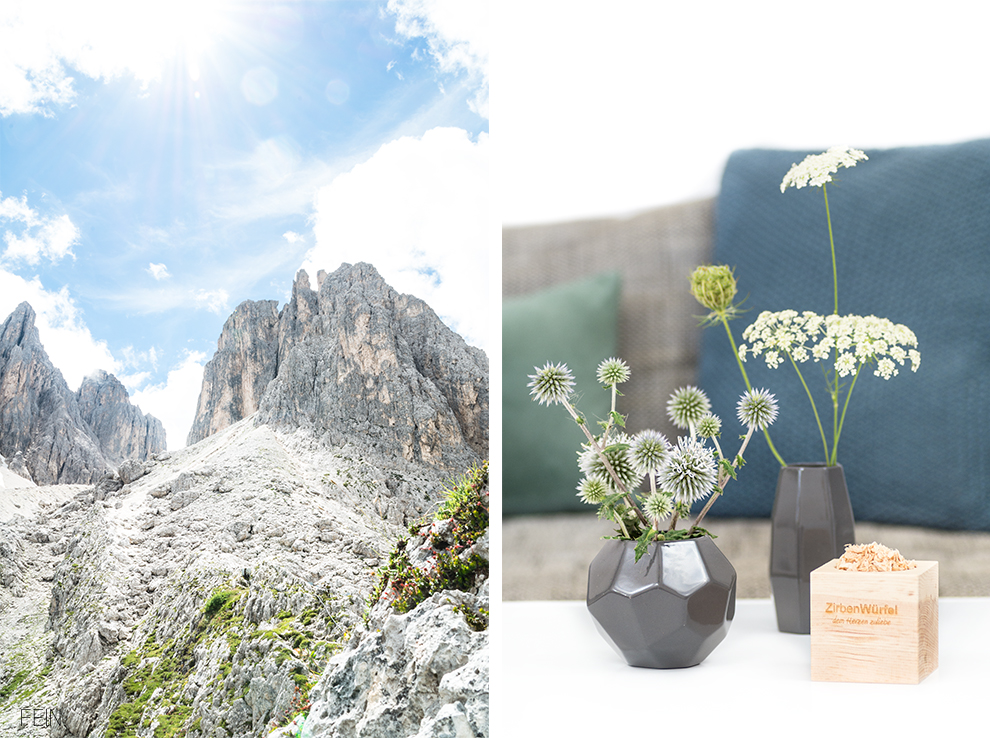 Zuhause Zirbenwürfel