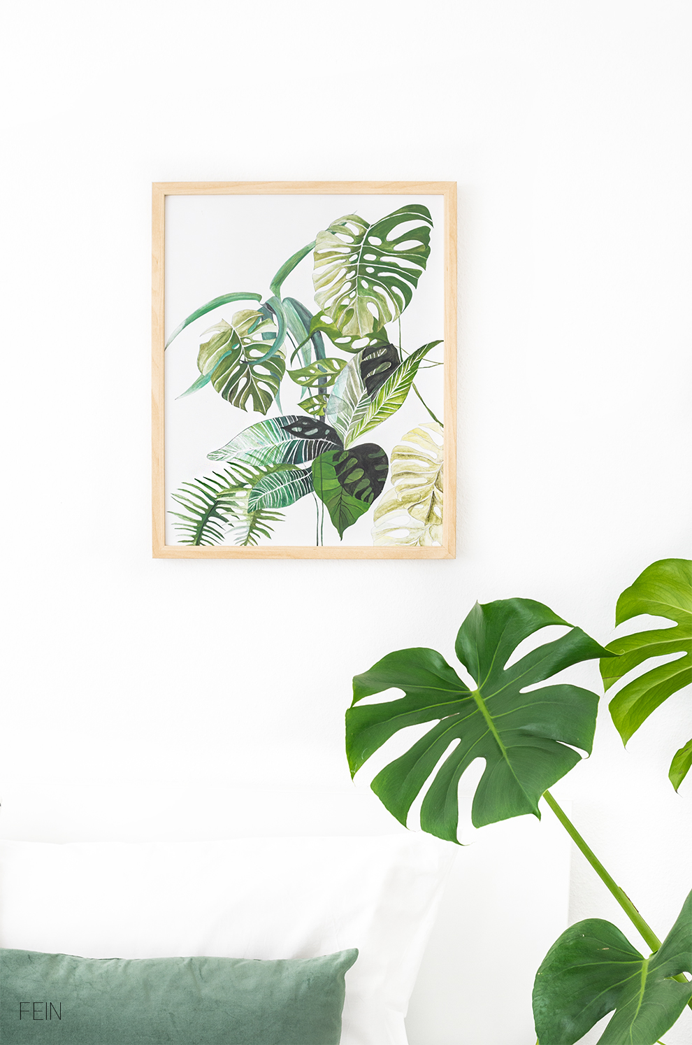 Greenery Grün Pflanzen Print DIY