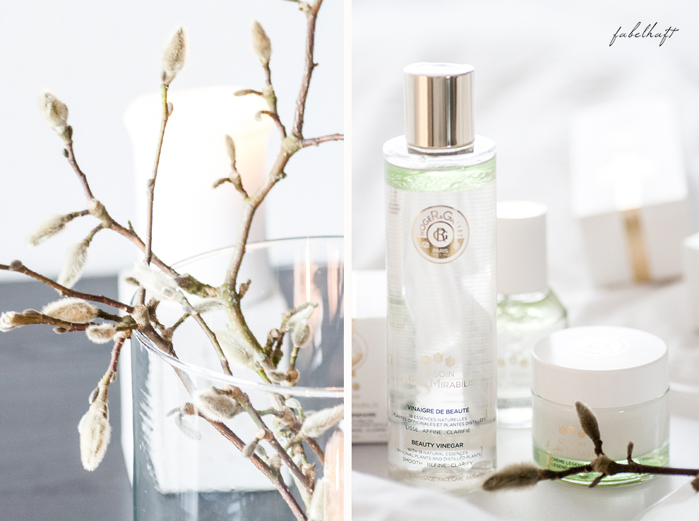 Flaconi Roger Gallet Skincare Hautpflege Winter Blogger Fein und Fabelhaft Interior Schlicht elegant Weiß Home Beauty 11 Aura Mirabilis