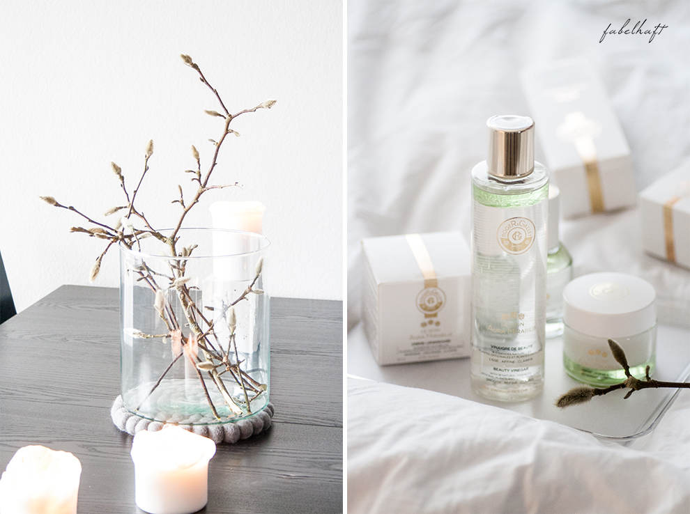 Flaconi Roger Gallet Skincare Hautpflege Winter Blogger Fein und Fabelhaft Interior Schlicht elegant Weiß Home Beauty (2) Aura Mirabilis