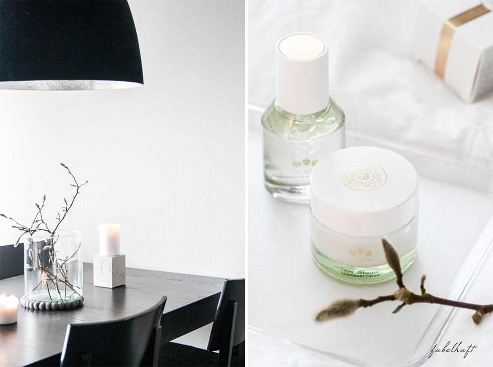 Flaconi Roger Gallet Skincare Hautpflege Winter Blogger Fein und Fabelhaft Interior Schlicht elegant Weiß Home Beauty 4 Aura Mirabilis