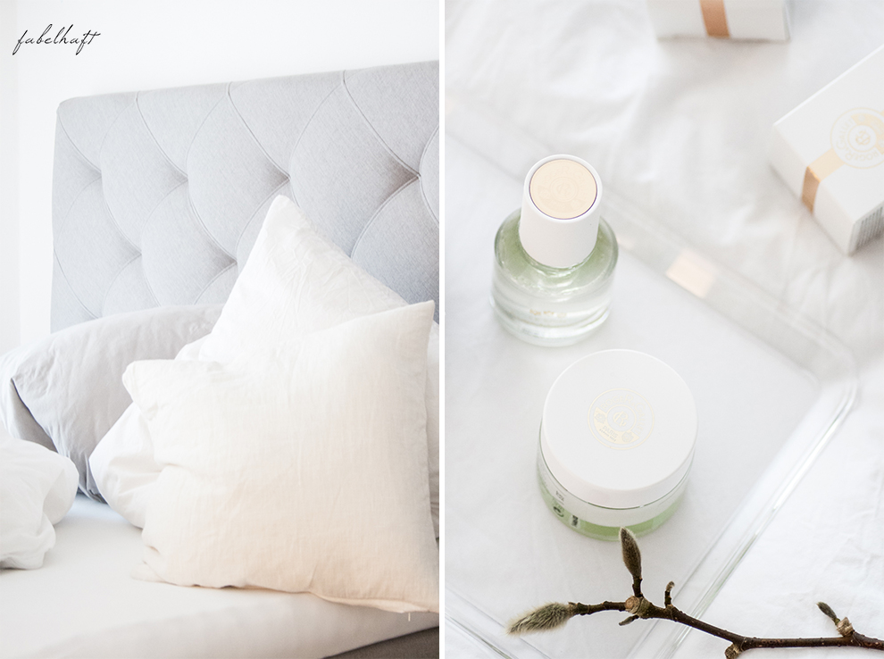 Flaconi Roger Gallet Skincare Hautpflege Winter Blogger Fein und Fabelhaft Interior Schlicht elegant Weiß Home Beauty 8 Aura Mirabilis