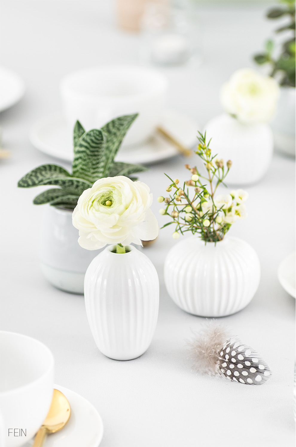 Osterbrunch Vasen Kähler Hammershoi