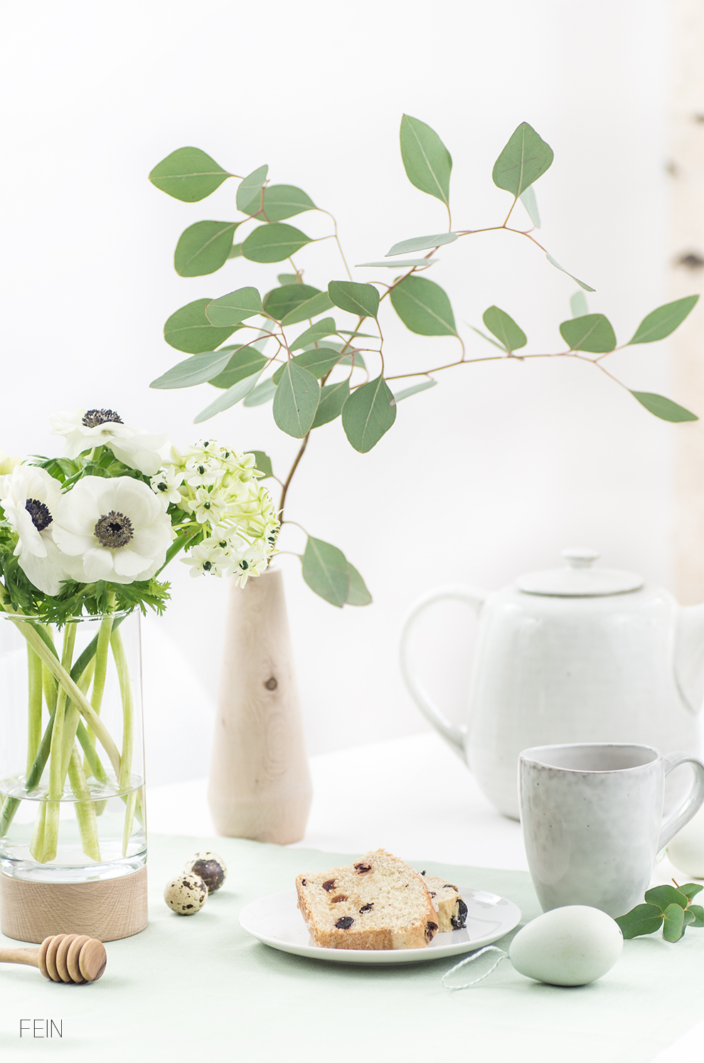 Osterideen süßes Brot Frühstück