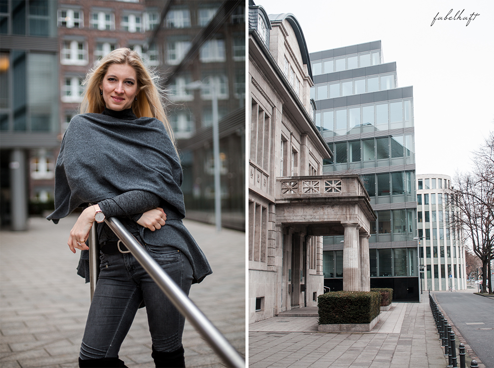 Zwillingherz Kaschmir Mode Trend Poncho Cashmere Fein und Fabelhaft Fashion Köln City Lifestyle Stadtleben Blond Blogger 7