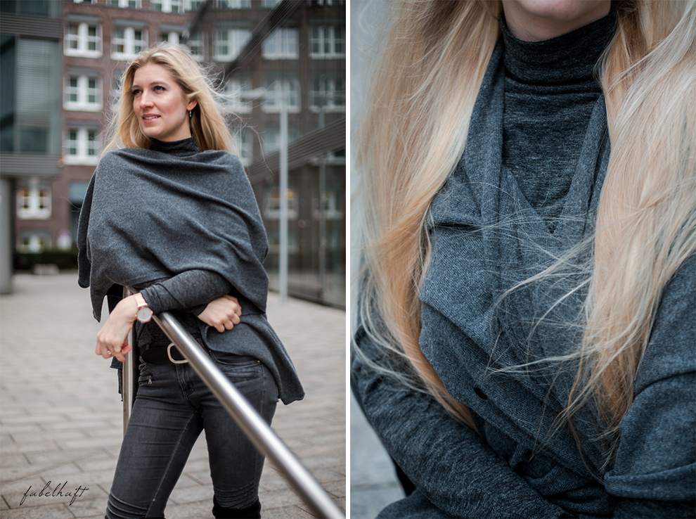 Zwillingherz Kaschmir Mode Trend Poncho Cashmere Fein und Fabelhaft Fashion Köln City Lifestyle Stadtleben Blond Blogger 9