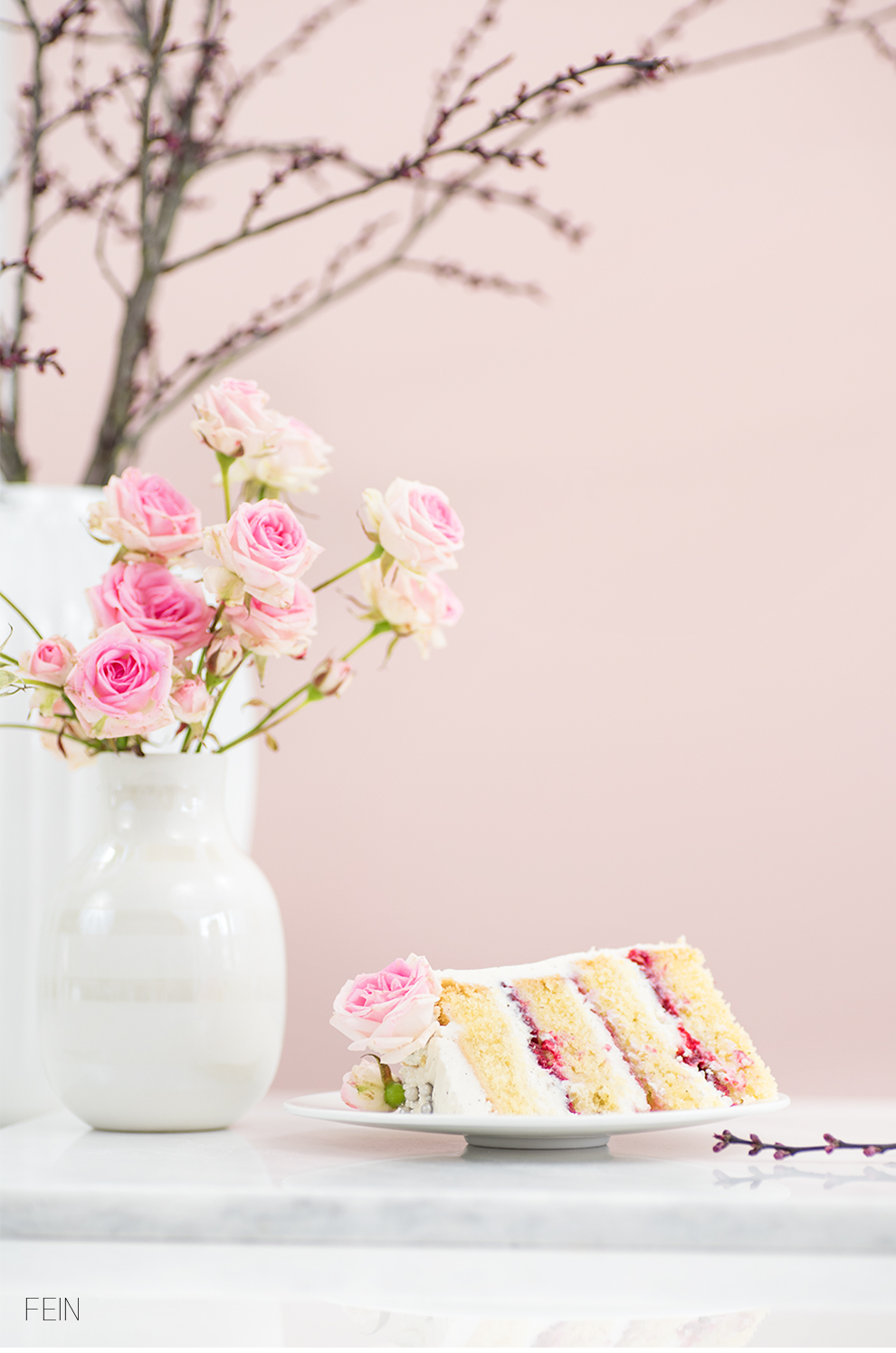 Geburtstag Cake Frühling Rosen