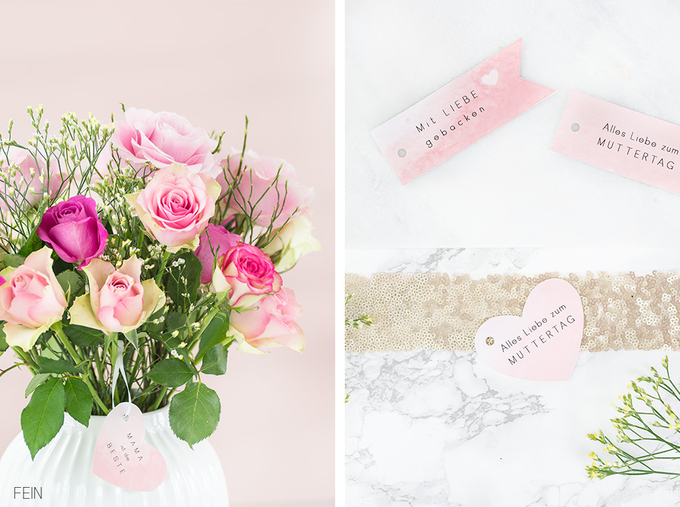 Muttertag Anhänger Freebie