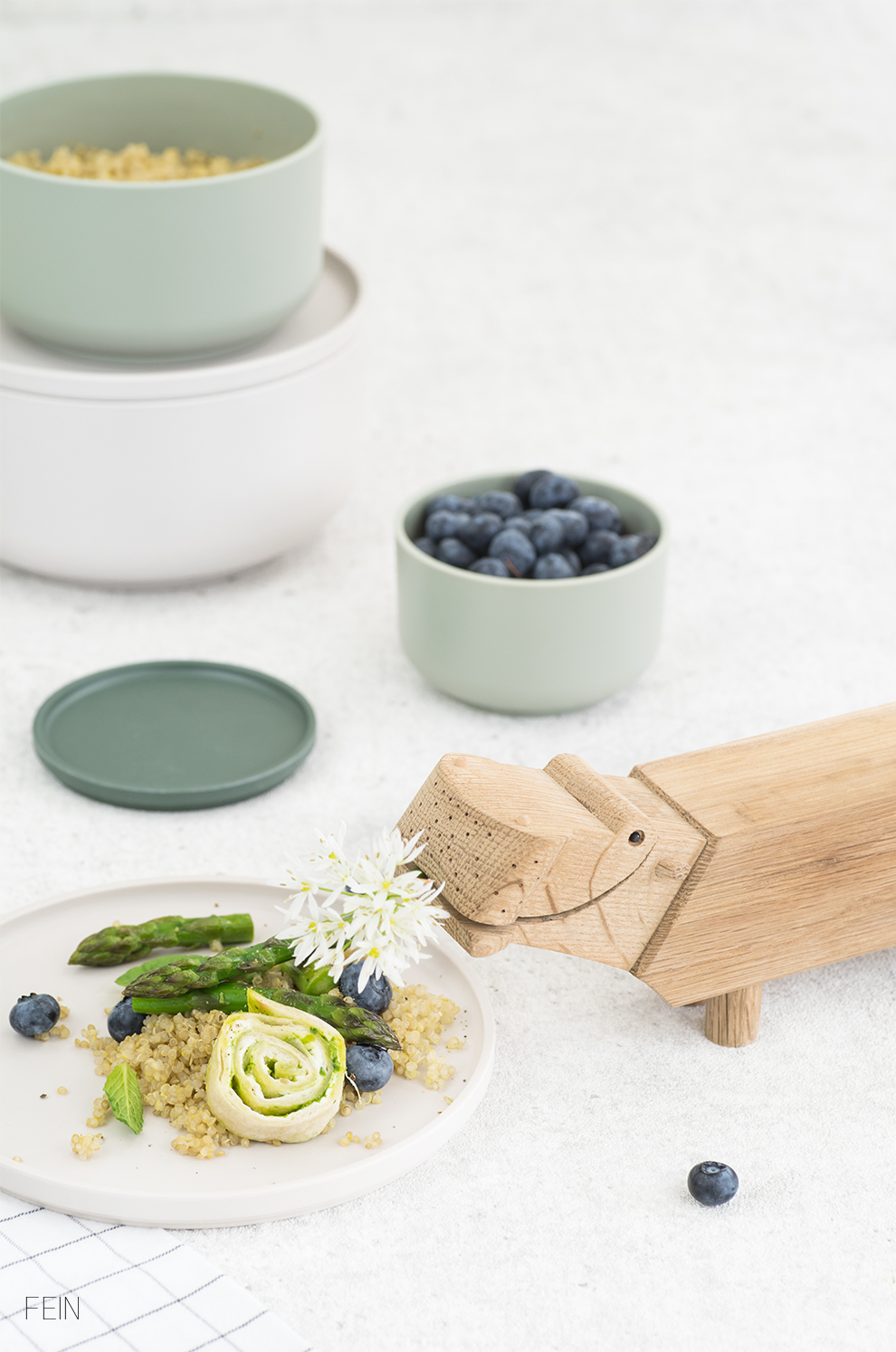 Spargel Bärlauch Röllchen