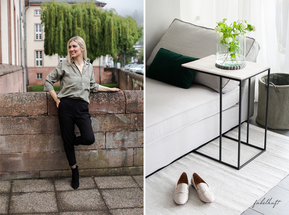 Life hack Outfit Safari Pull up Hose casual interior home louge ikea frühling grau weiß