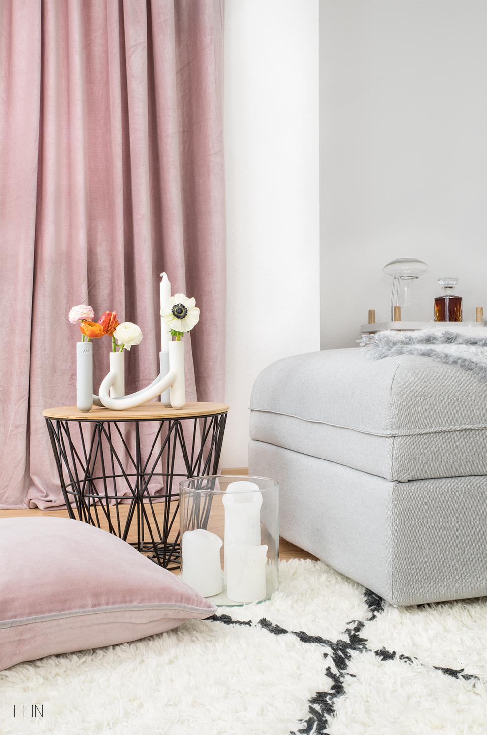 Samt Trend Einrichtung Frühling Rose