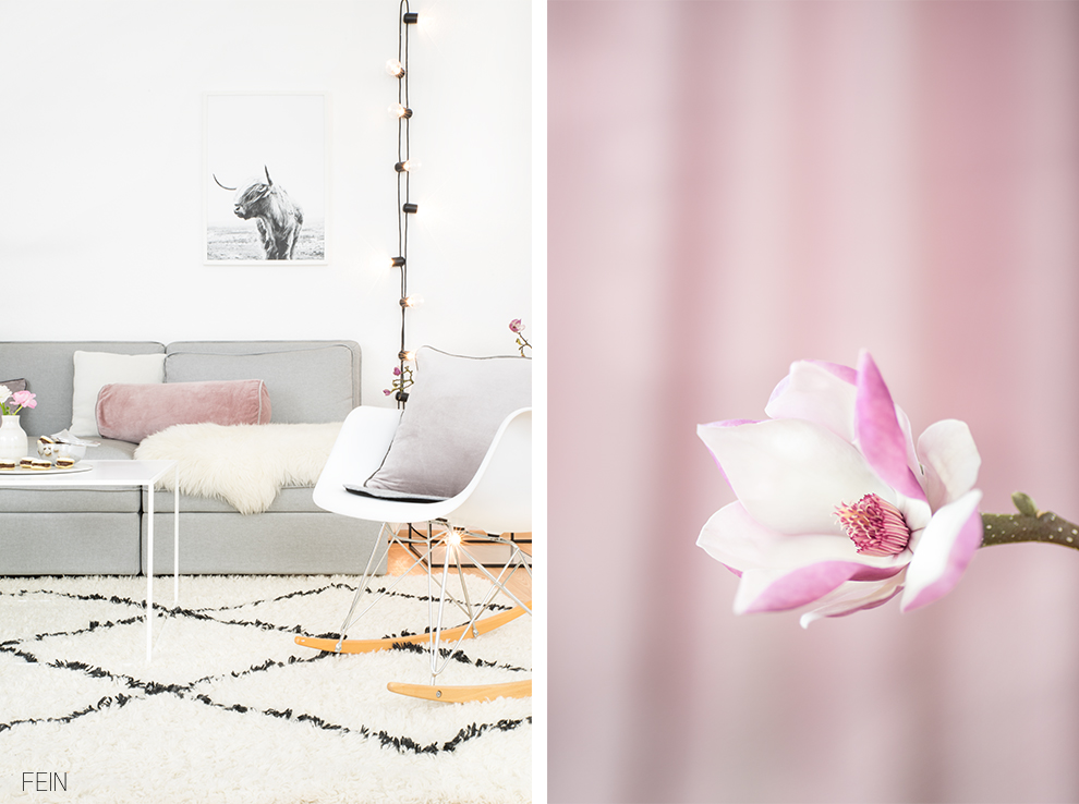 Samt Vorhänge Kissen Rose