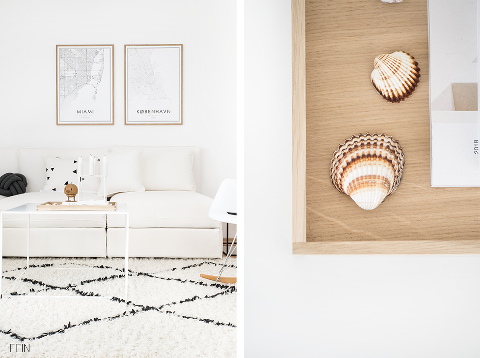 Weißes Sofa Sommer Wohnen