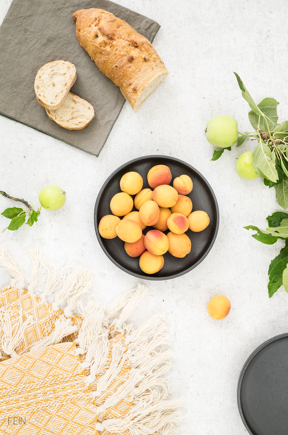 Spätsommer Aprikosen Früchte