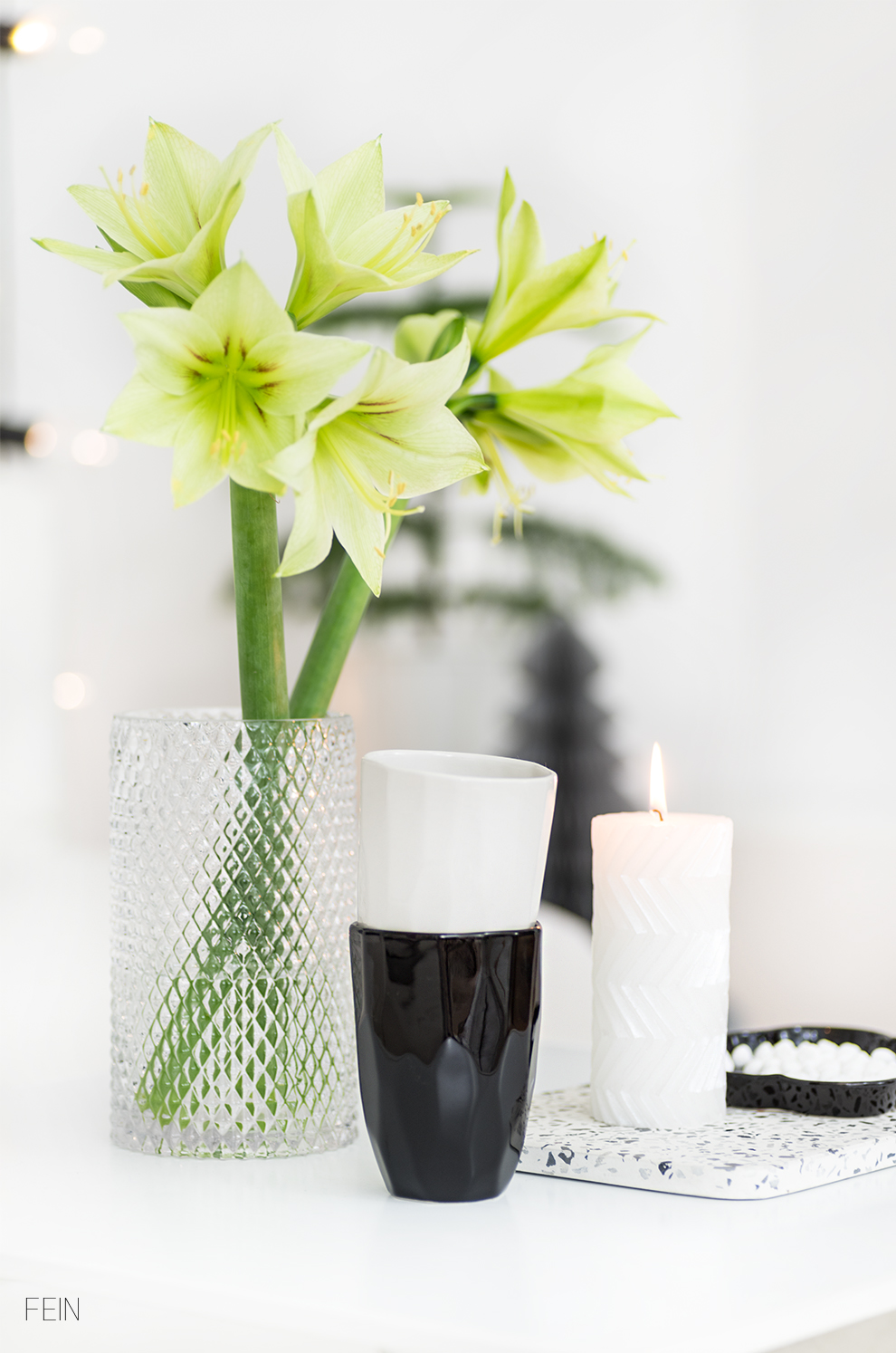 Weiße Weihnachten cosy at home