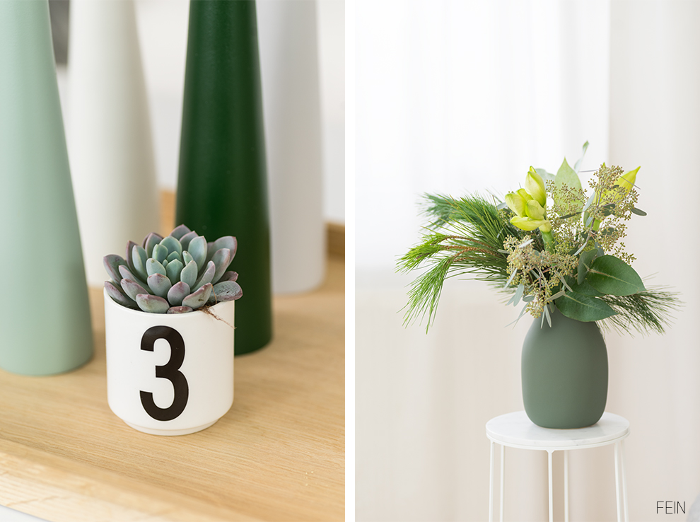 Winter Dekoration grün