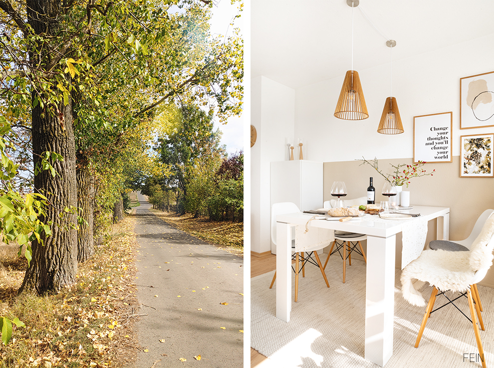 Herbst Zuhause genießen