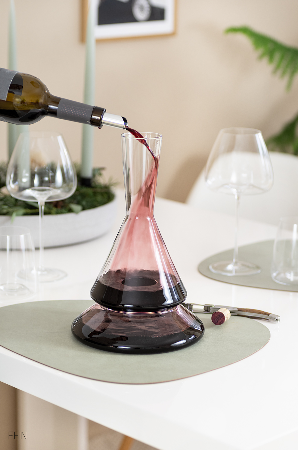 Getränke Wein Dekanter