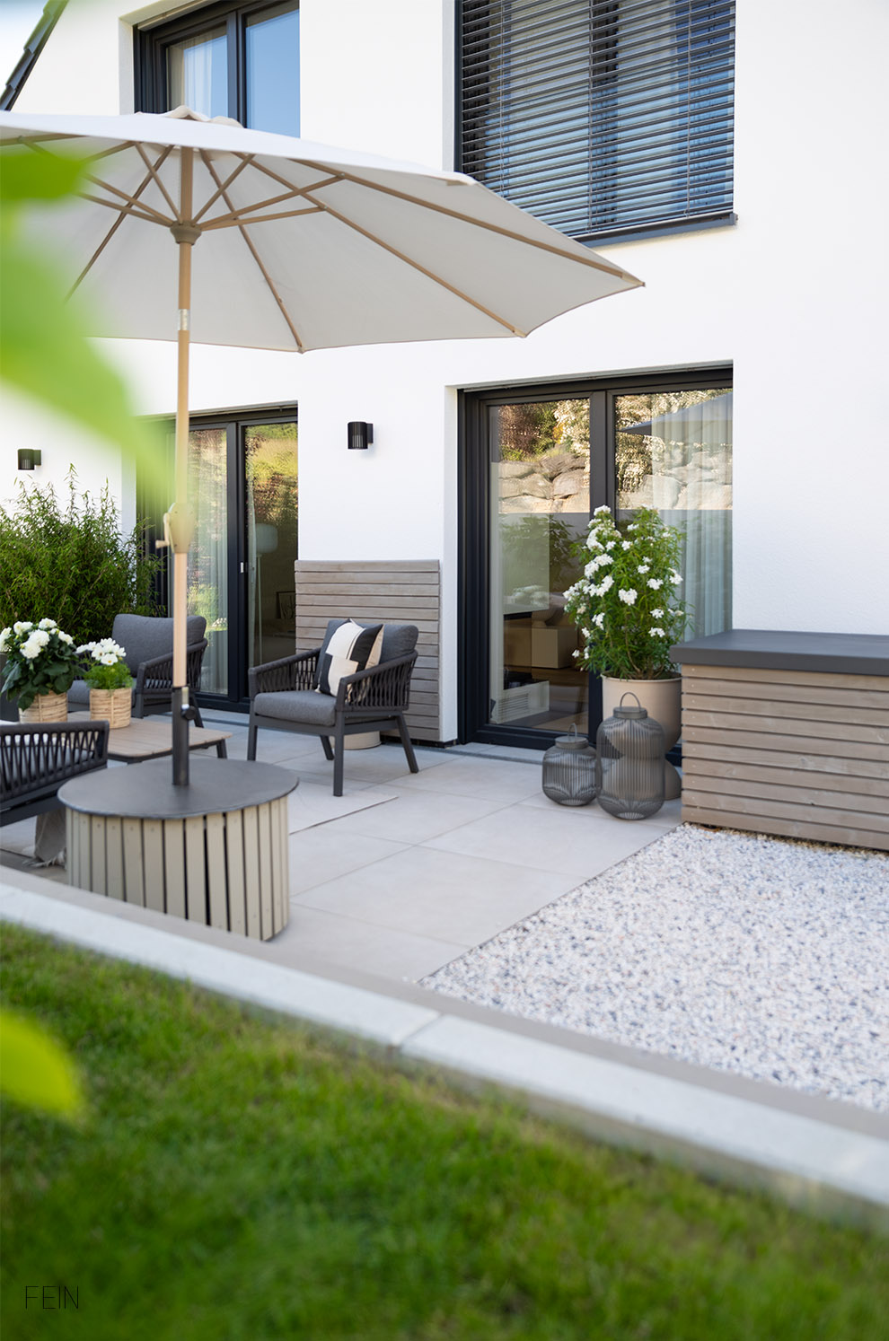 Terrassengestaltung Neubau