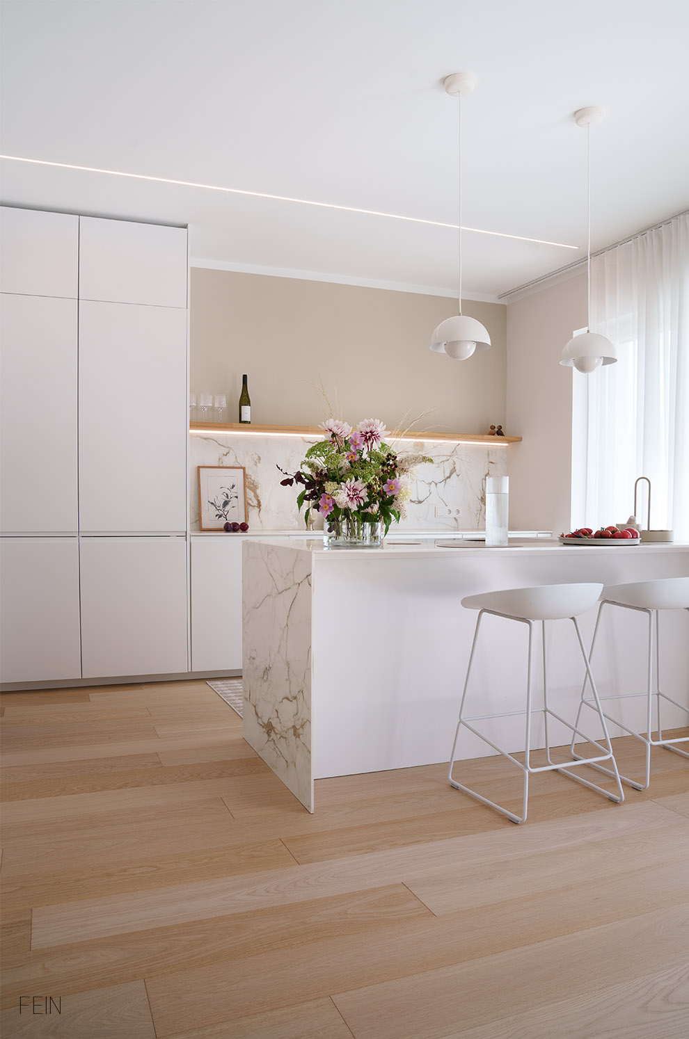 Spätsommer Zuhause Küche Nordic