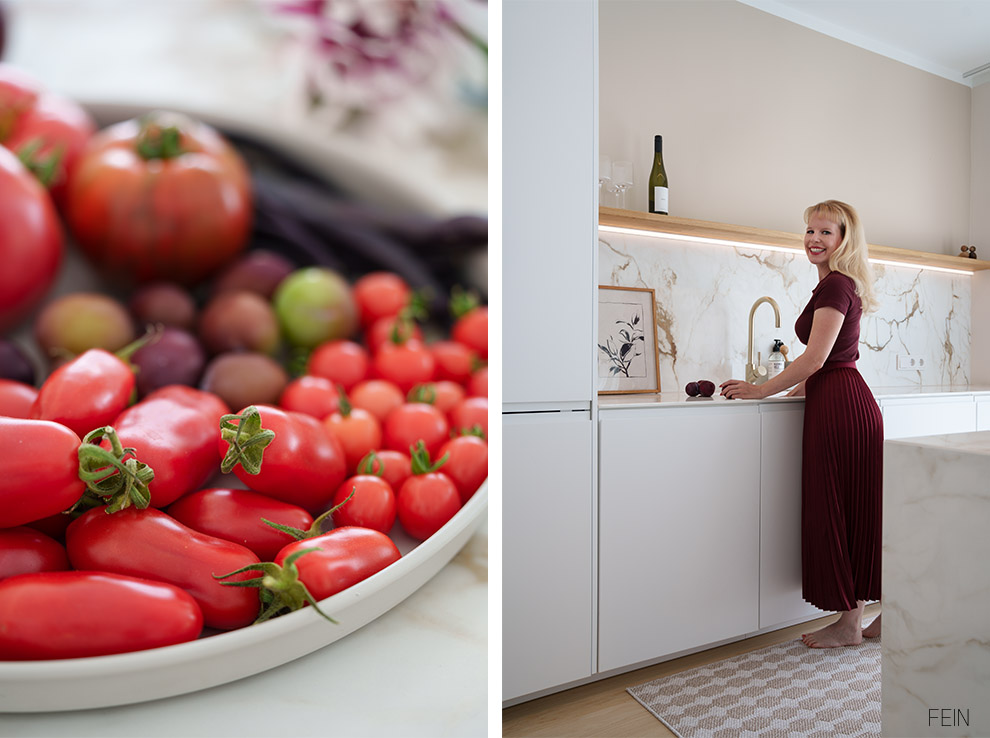 Spätsommer Zuhause in der Küche