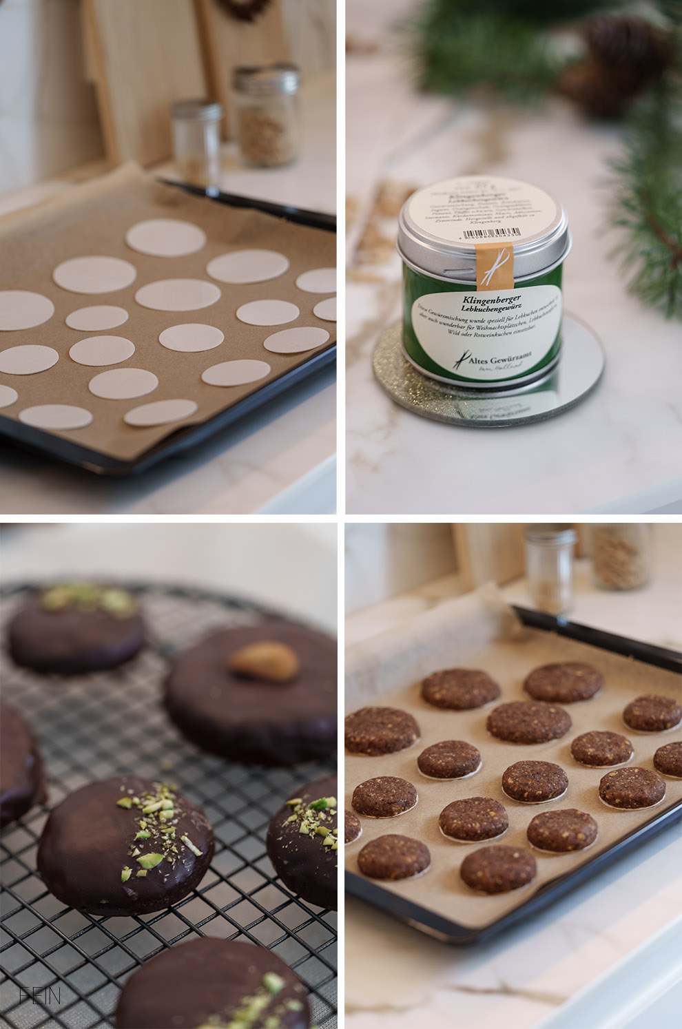 Weihnachtsbäckerei Rezept Elisen Lebkuchen
