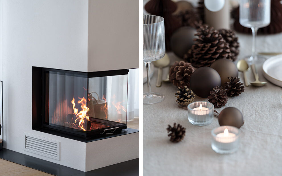 Wintertisch Deko blomus