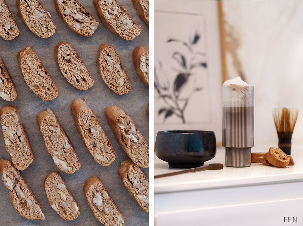 Matcha Winter Gebäck