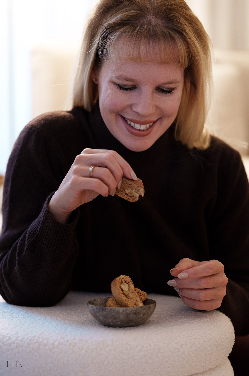 Matcha walnuss cantuccini