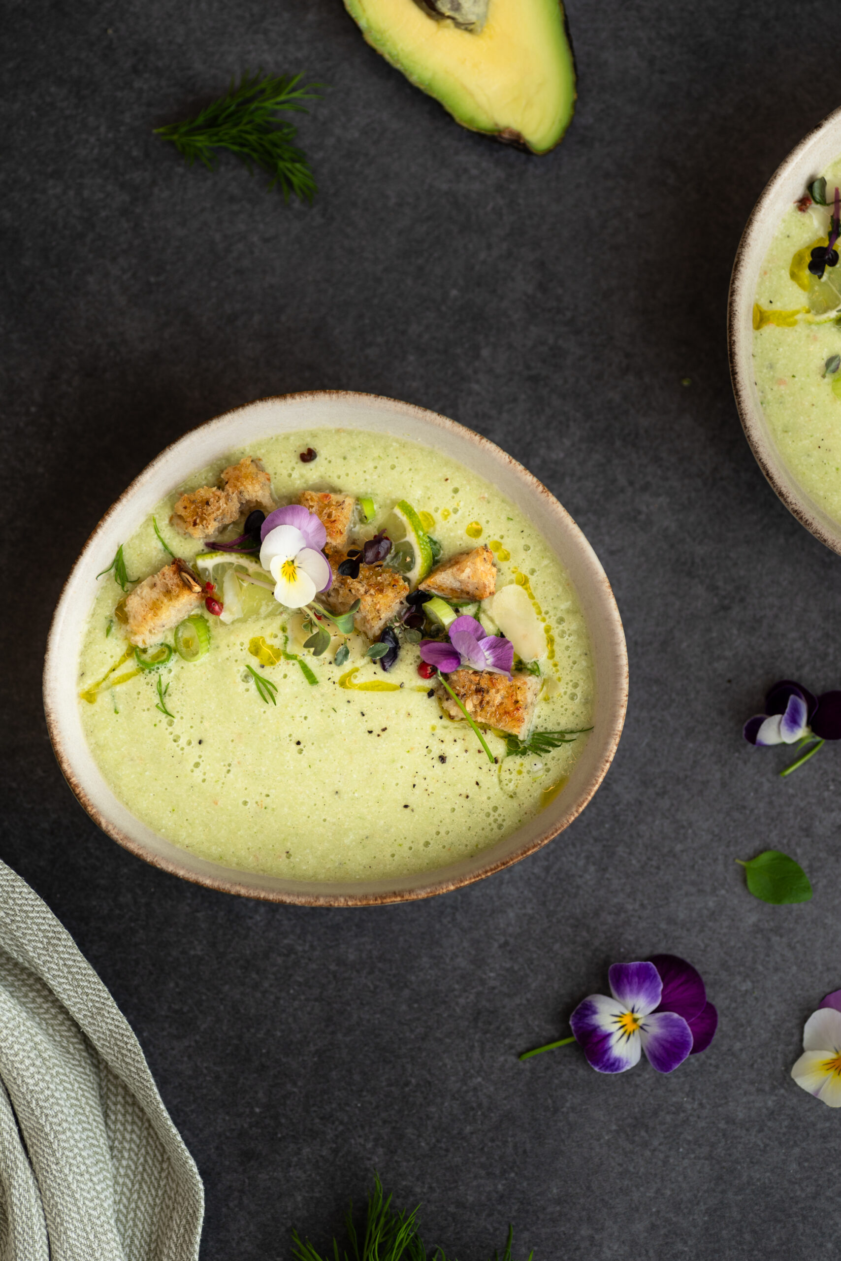 frühling gazpacho food fotografie