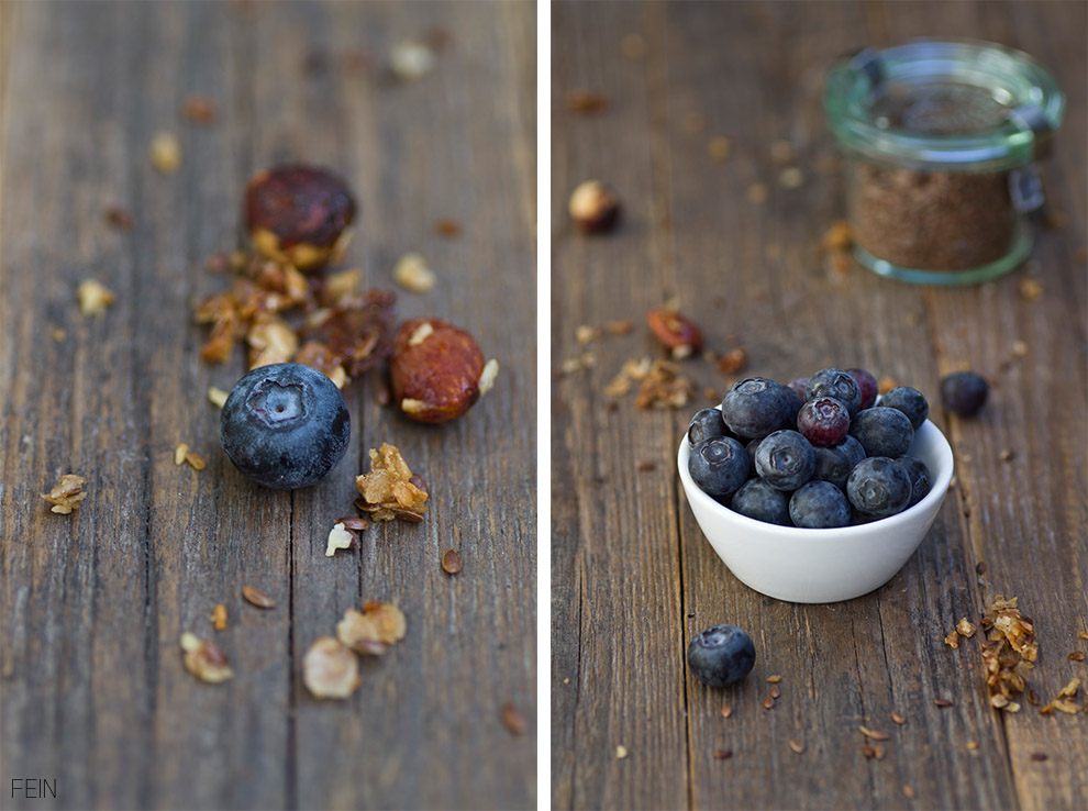 Blaubeer Granola