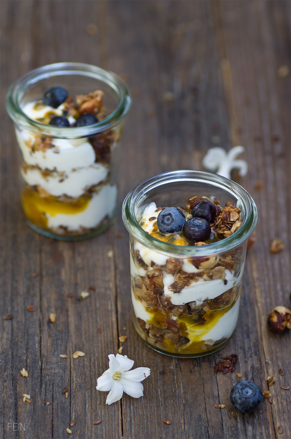 Granola mit griechischem Joghurt