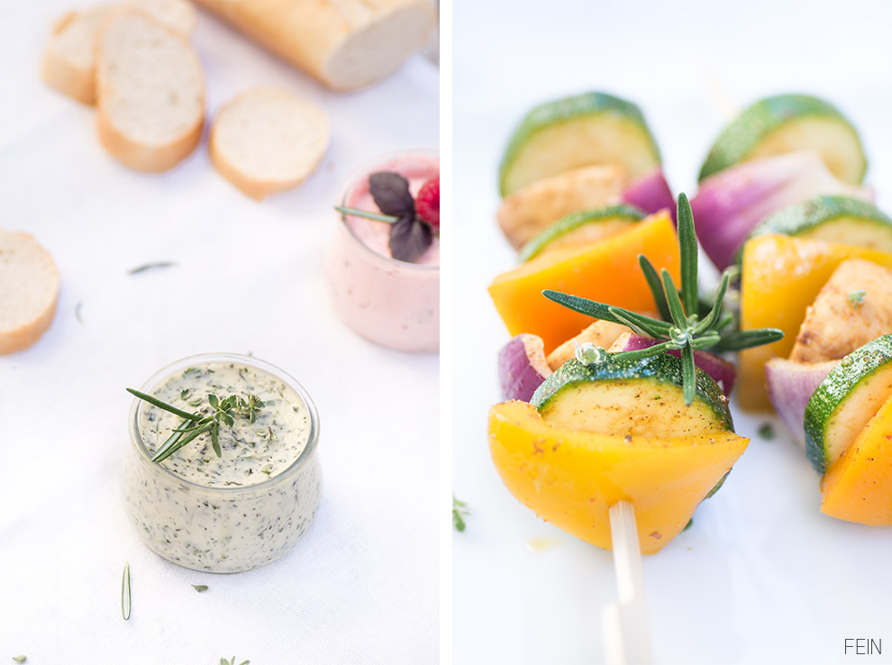 Grillen Gemüsespieße