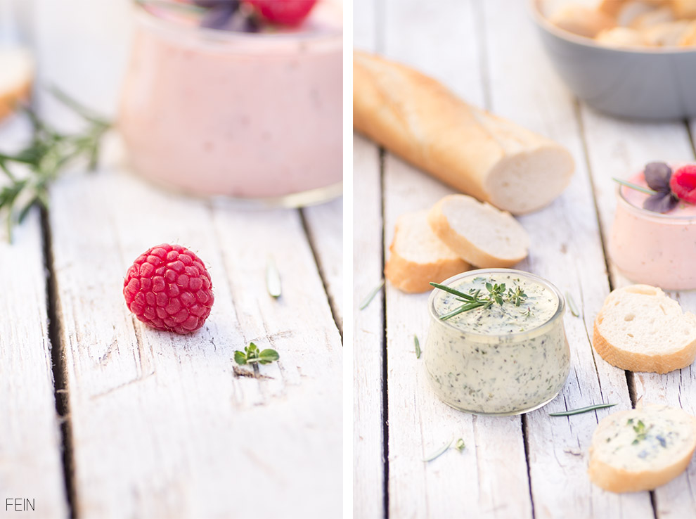 Grillen Kräuterbutter Himbeere