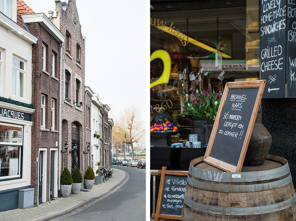 Holland Roermond Käse Tulpen Backsteinhäuser