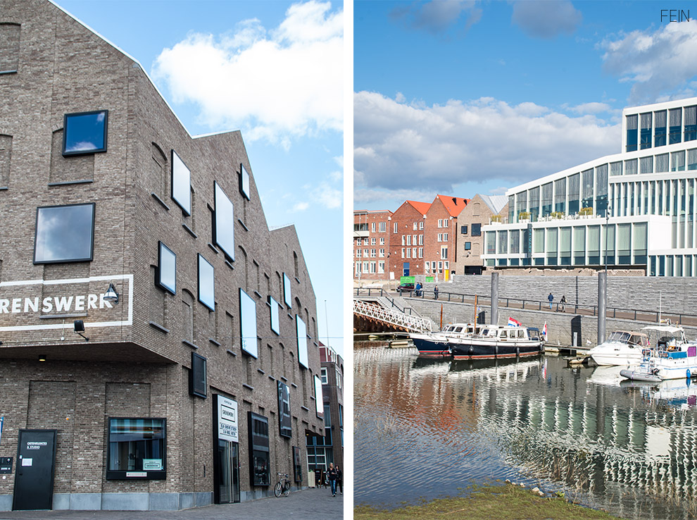 Holland moderne Backsteinhäuser Architektur Venlo