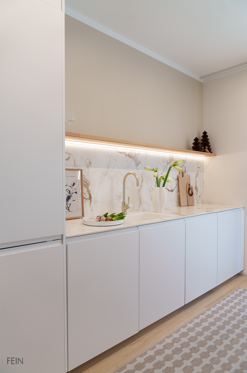 Küche minimalistisch Frühling