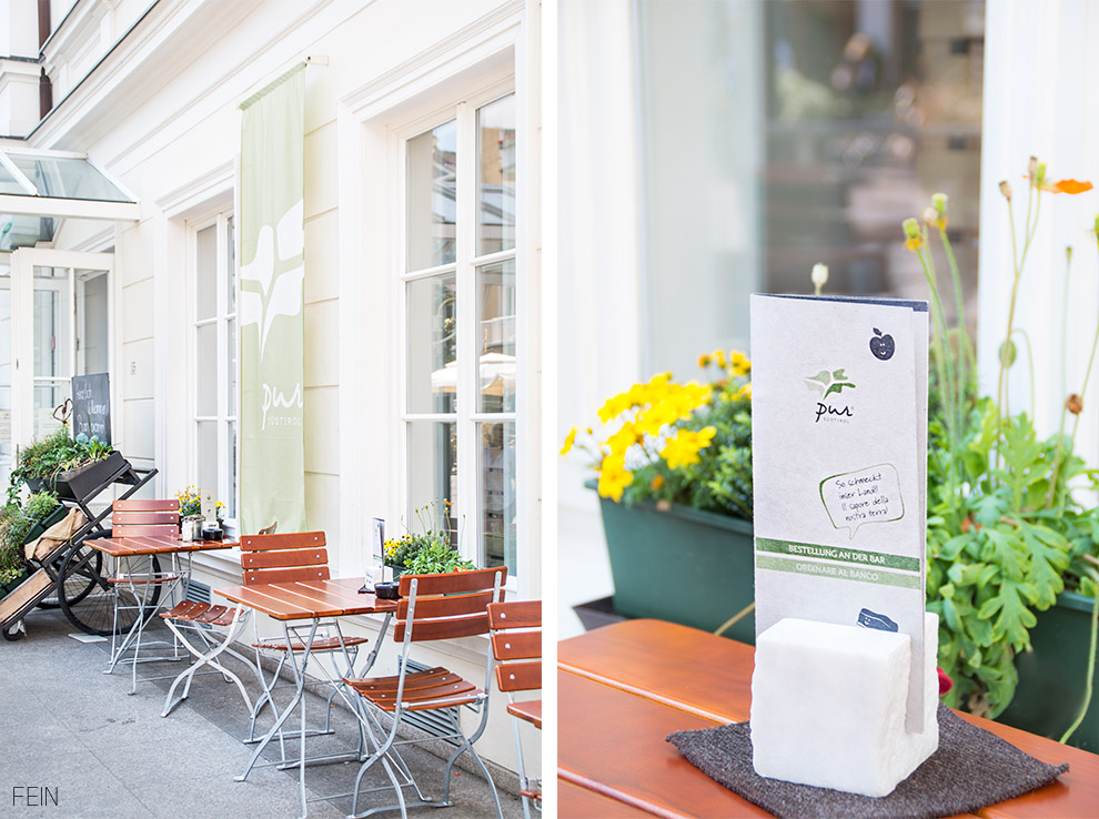 Südtirol Pur Markt Terrasse