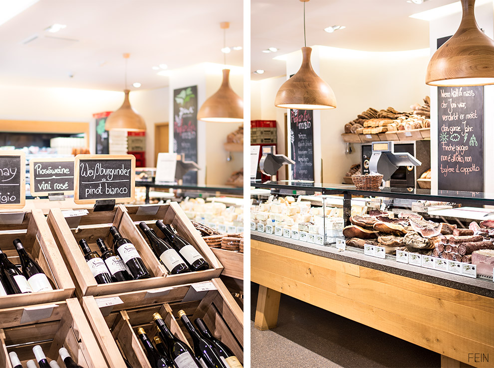 Südtirol Pur Markt Wein Schinken