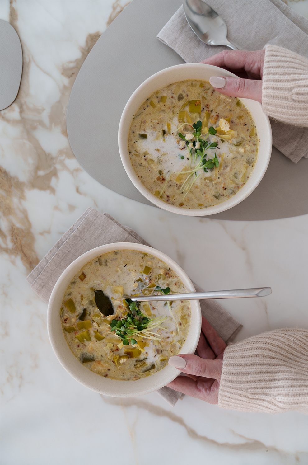 Vegane Hackfleisch Suppe Rezept