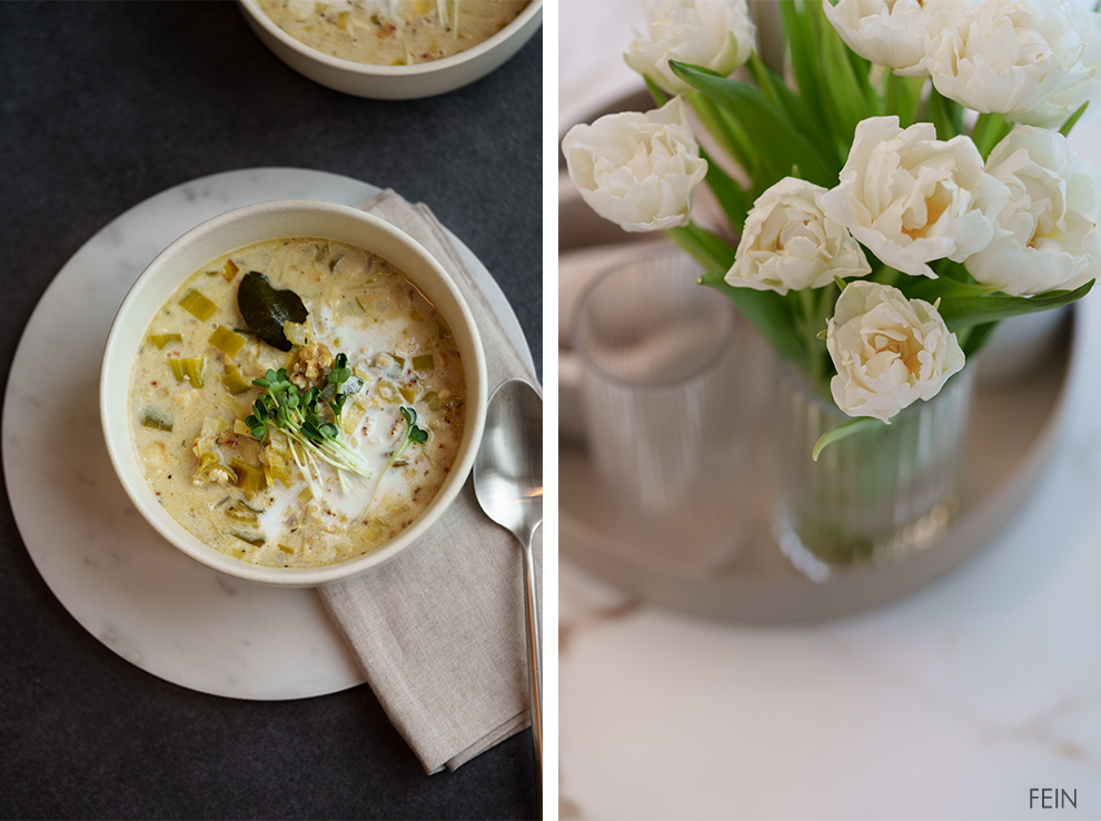 Vegane Hackfleisch Suppe