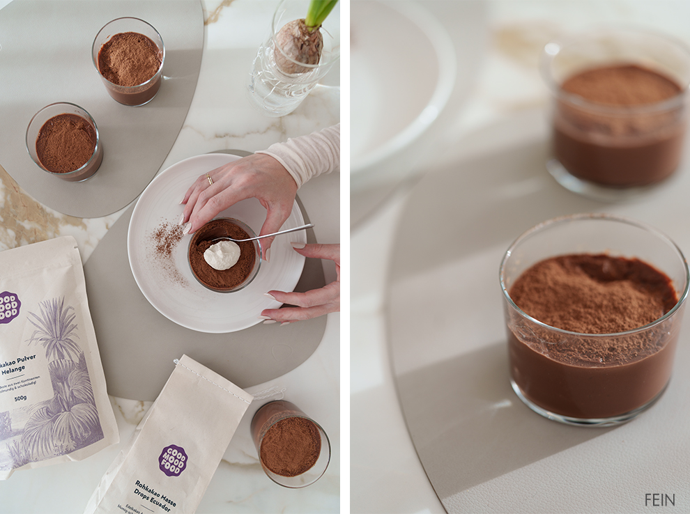 Veganes Soulfood Schokoladenpudding